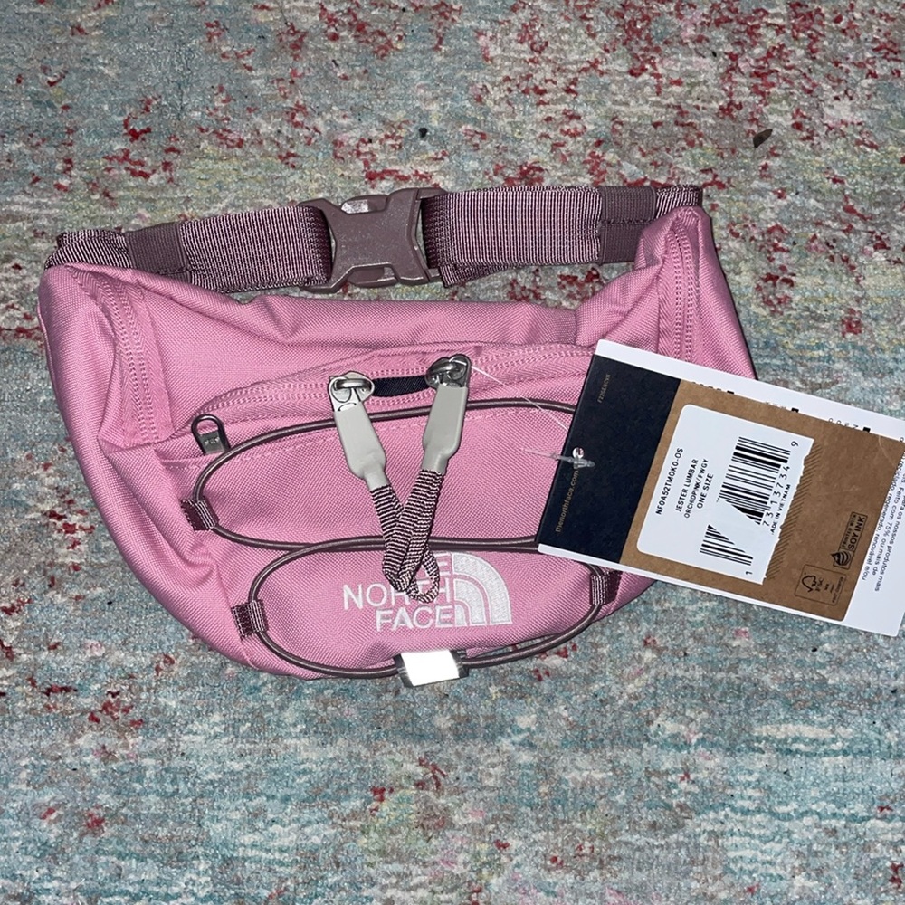 NWT Pink North Face Waist Bag